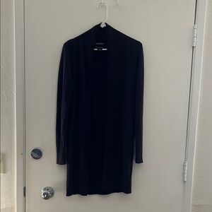 Cynthia Rowley Elegant Black Open Cardigan